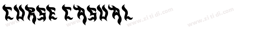 Curse Casual字体转换